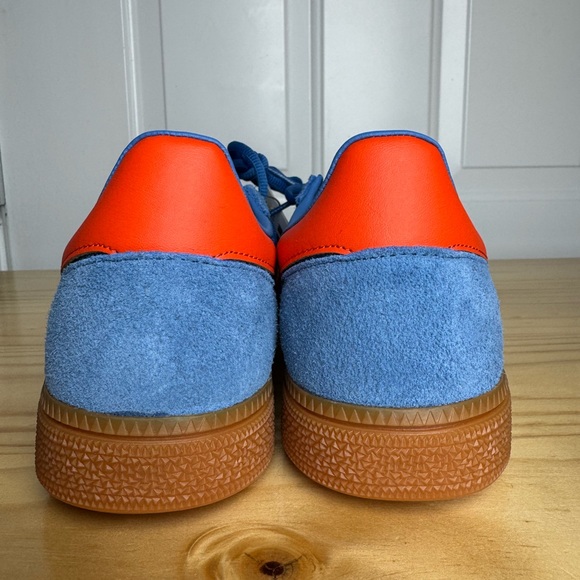 Adidas Spezial Men’s Sneakers in Blue and Orange with Gum Sole - Picture 8 of 12